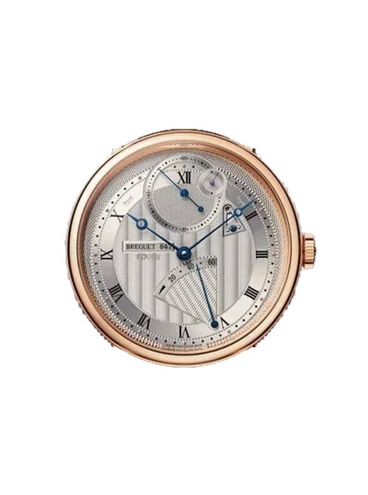 Classique 7727BR/12/9WU with Black Nubuck Alligator Strap with Hand-Stitched Tone-on-Tone Stitching