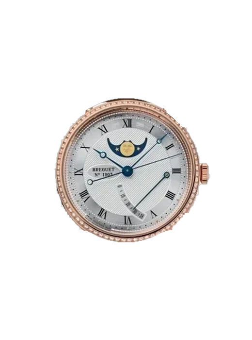 Classique 8788BR/12/986/DD00 avec Bracelet Autruche Rose