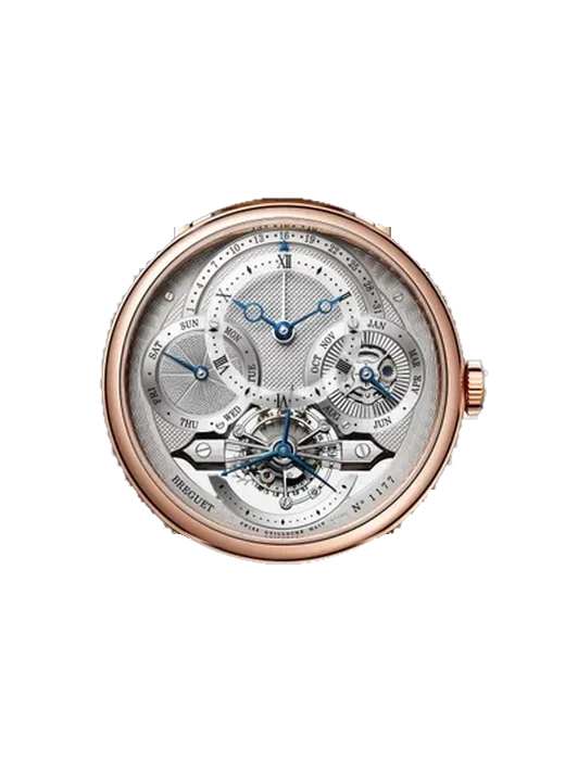 Classique Complications 3797BR/1E/9WU con Cinturino Alligatore Nubuck Nero con Cucitura Sur Tone a Mano