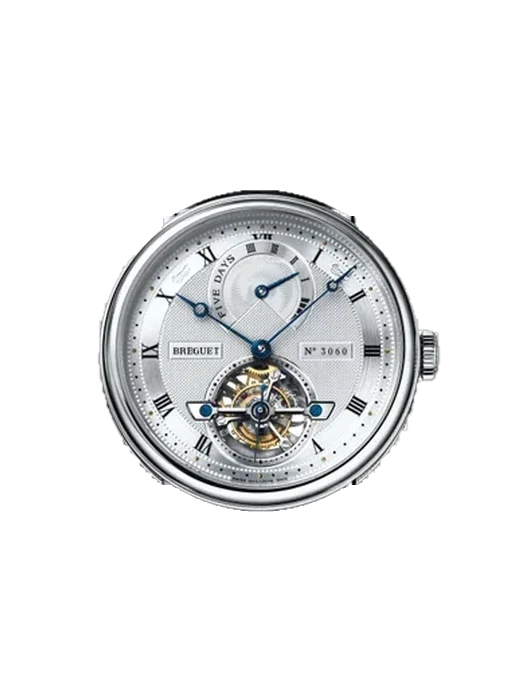 Classique Complications 5317PT/12/9V6 avec Bracelet Alligator Nubuck Noir avec Surpiqûre Ton sur Ton Faite Main
