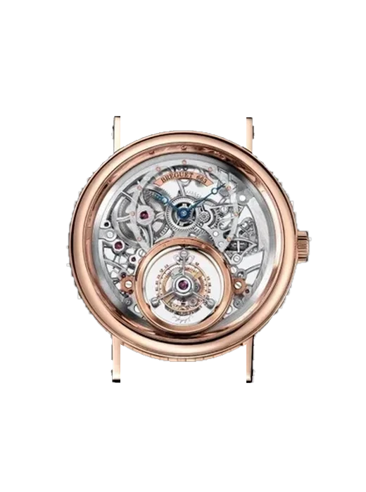 Classique Complications 5335BR/42/RW0 mit Alligator-Nubuk-Armband Schwarz mit Ton-in-Ton-Naht, handgenäht