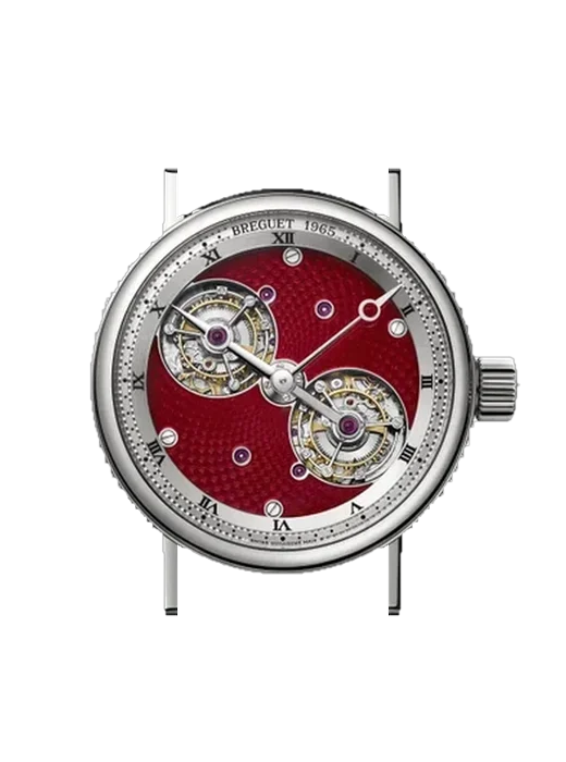 Classique Complications 5347PT/2P/9ZU with Blue Alligator and Rubber Hybrid Strap