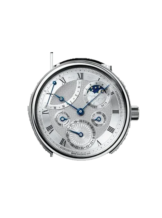 Classique Complications 5447BB/1E/9V6 con Cinturino Alligatore Nubuck Nero con Cucitura Sur Tone a Mano