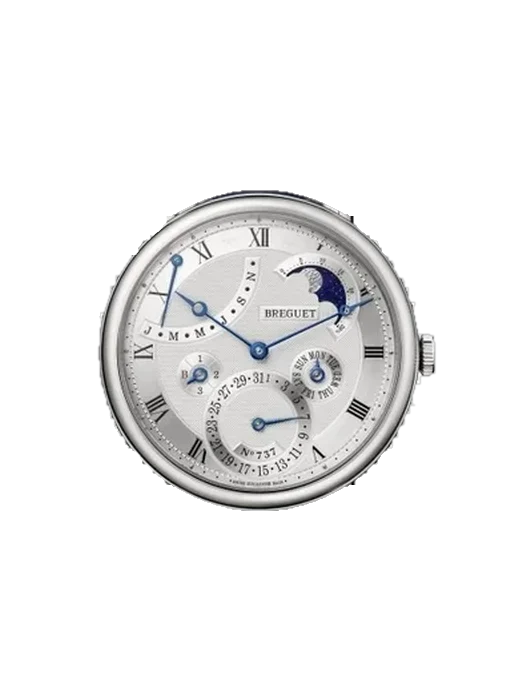 Classique Complications 7327BB/11/9VU con Cinturino Alligatore Nubuck Nero con Cucitura Sur Tone a Mano