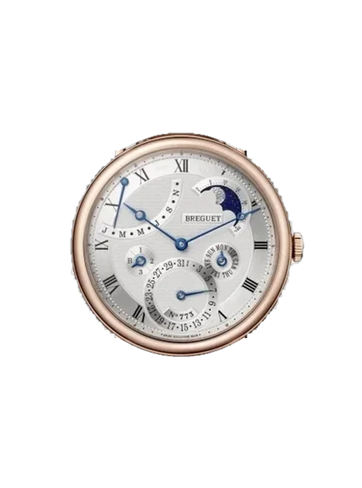Classique Complications 7327BR/11/9VU con Cinturino Alligatore Nubuck Nero con Cucitura Sur Tone a Mano