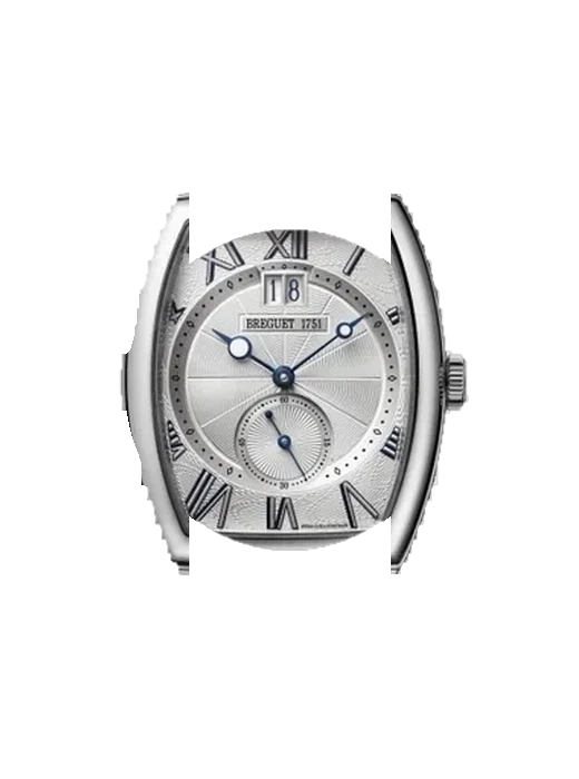 Héritage 5410BB/12/9VV with Black Nubuck Alligator Strap with Hand-Stitched Tone-on-Tone Stitching