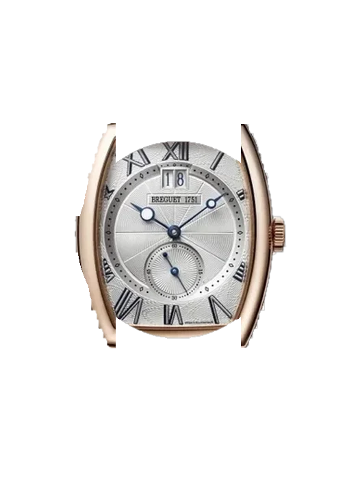 Héritage 5410BR/12/9VV with Black Nubuck Alligator Strap with Hand-Stitched Tone-on-Tone Stitching