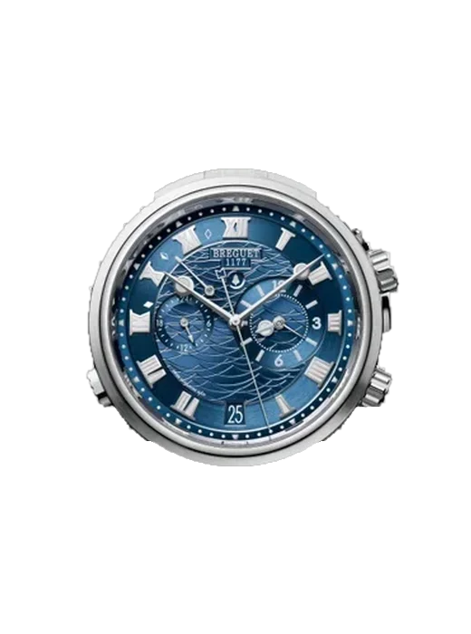 Marine 5547BB/Y2/9ZU con Cinturino Alligatore Nubuck Nero con Cucitura Sur Tone a Mano