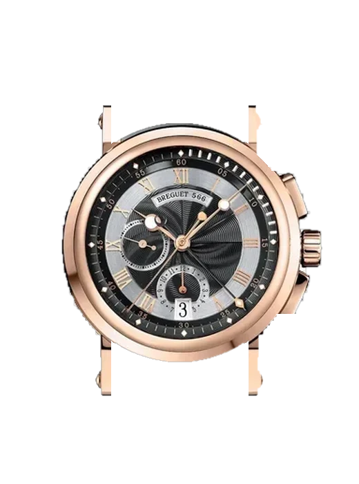 Marine 5827BR/Z2/5ZU con Cinturino Alligatore Nubuck Nero con Cucitura Sur Tone a Mano