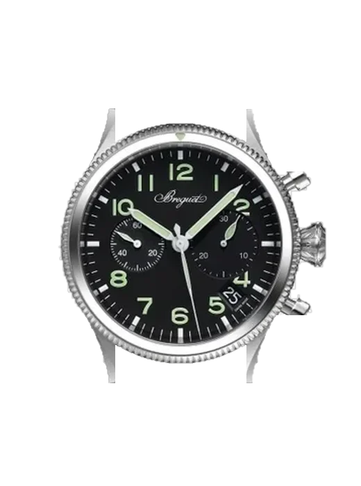 Pilot 2057ST/92/3WU con Cinturino Alligatore Nubuck Nero con Cucitura Sur Tone a Mano