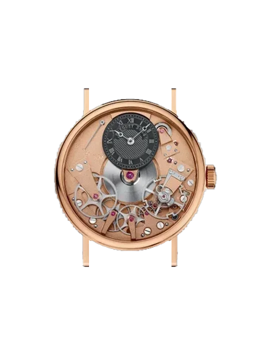 Tradition 7027BR/R9/9V6 mit Armband aus rosa Straußenleder