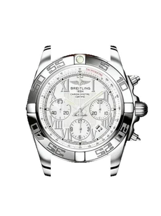 Chronomat B01 44 AB011012.A690.433X avec Bracelet de montre en cuir de veau vintage marron — Patine naturelle