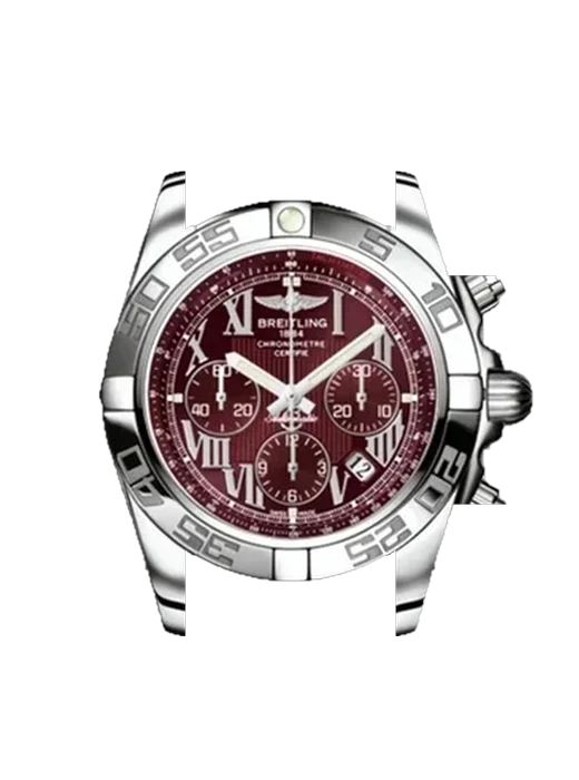 Chronomat B01 44 AB011012.K522.435X avec Bracelet de montre en cuir de veau vintage marron — Patine naturelle