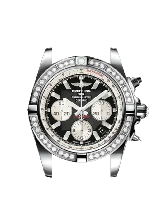 Chronomat B01 44 AB011053.B967.743P avec Bracelet de montre en cuir de veau vintage marron — Patine naturelle