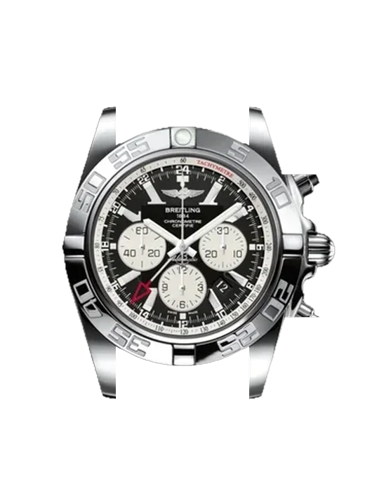 Chronomat B01 44 AB041012.BA69.383A con Cinturino Vitello Vintage Marrone — Patina Naturale