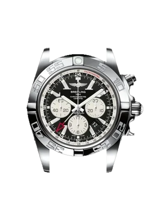 Chronomat B01 44 AB041012.BA69.441X con Cinturino Pelle Driver Nero e Blu