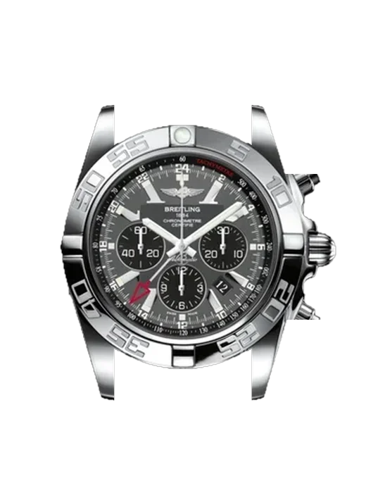 Chronomat B01 44 AB041012.F556.441X avec Bracelet de montre en cuir de veau vintage marron — Patine naturelle