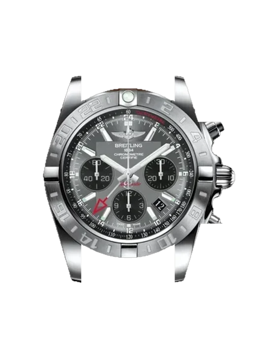 Chronomat B01 44 AB042011.F561.433X avec Bracelet de montre en cuir de veau vintage marron — Patine naturelle