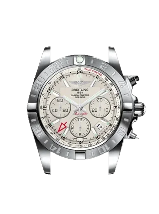 Chronomat B01 44 AB042011.G745.375A avec Bracelet de montre en cuir de veau vintage marron — Patine naturelle