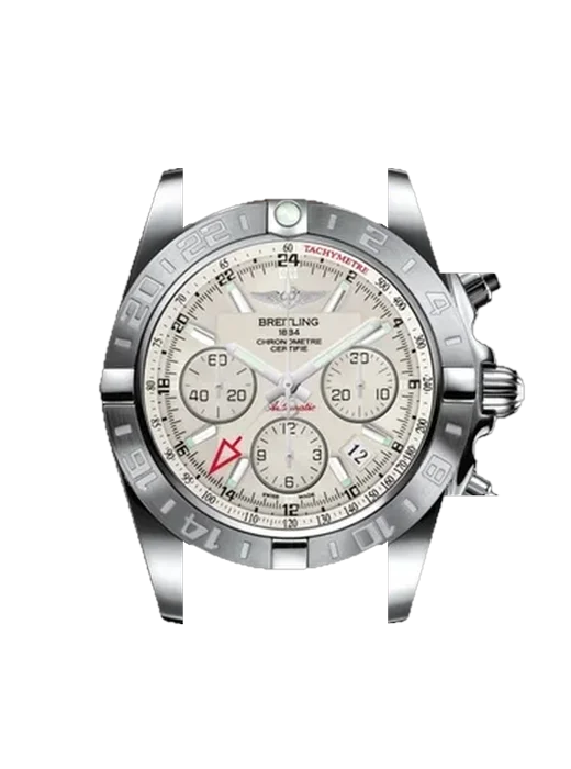 Chronomat B01 44 AB042011.G745.737P with Vintage Brown Calfskin Strap — Natural Patina