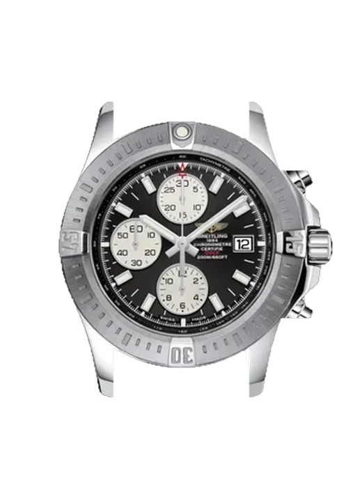 Colt A1338811/BD83/227S/A20S.1 avec Bracelet de montre en cuir de veau vintage marron — Patine naturelle