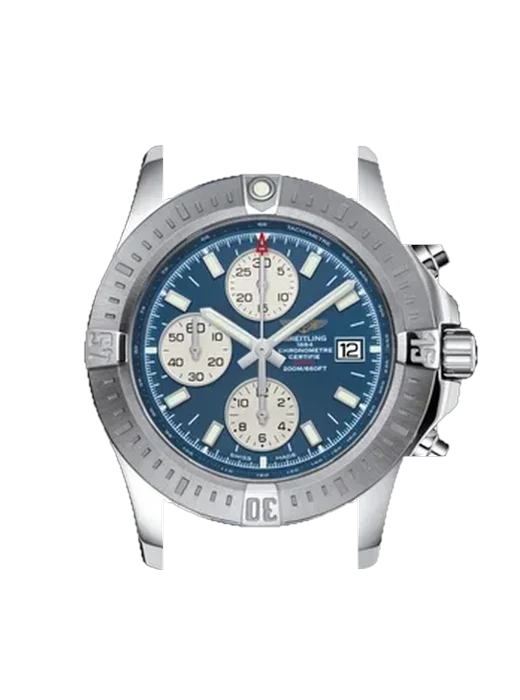 Colt A1338811/C914/145S/A20S.1 avec Bracelet de montre en cuir de veau vintage marron — Patine naturelle