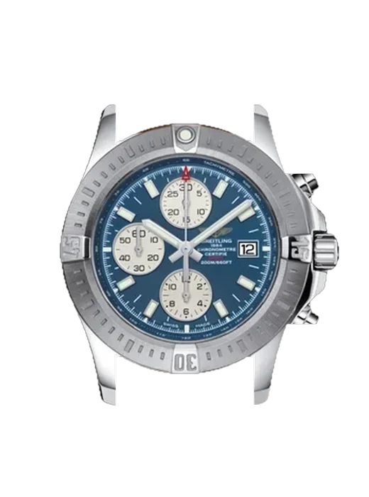 Colt A1338811/C914/433X/A20BA.1 avec Bracelet de montre en cuir de veau vintage marron — Patine naturelle