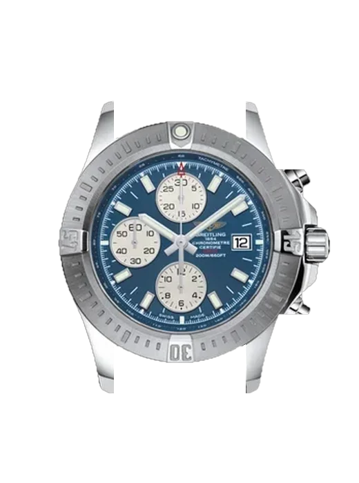 Colt A1338811/C914/436X/A20D.1 avec Bracelet de montre en cuir de veau vintage marron — Patine naturelle