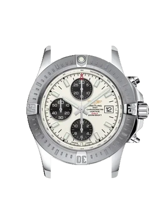 Colt A1338811/G804/131S/A20S.1 avec Bracelet de montre en cuir de veau vintage marron — Patine naturelle