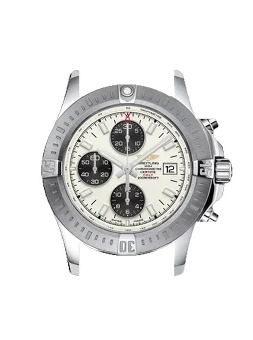 Colt A1338811/G804/152S/A20S.1 avec Bracelet de montre en cuir de veau vintage marron — Patine naturelle