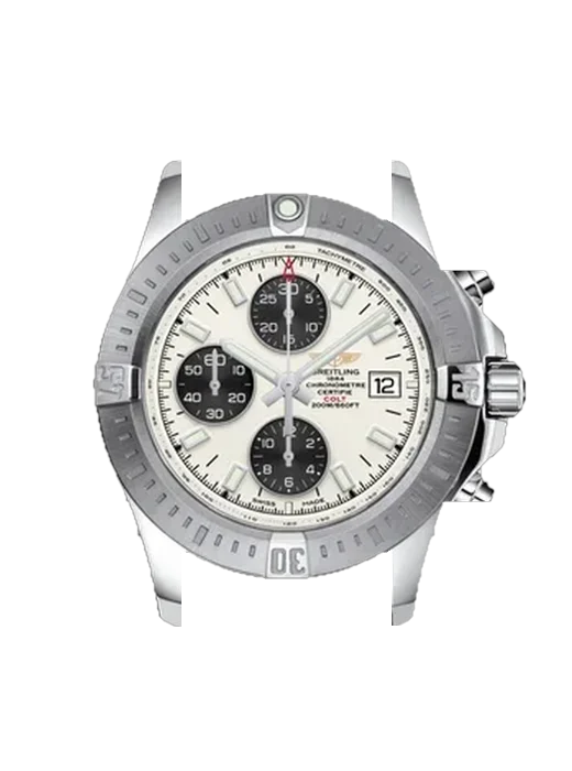 Colt A1338811/G804/153S/A20D.2 avec Bracelet de montre en cuir de veau vintage marron — Patine naturelle