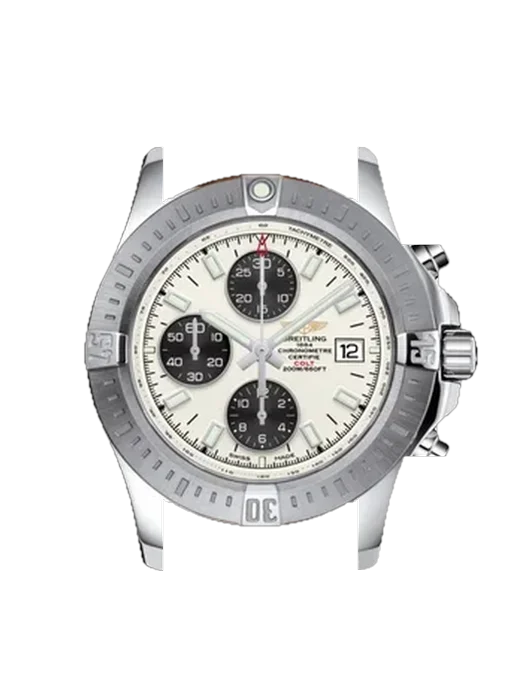 Colt A1338811/G804/433X/A20BA.1 avec Bracelet de montre en cuir de veau vintage marron — Patine naturelle