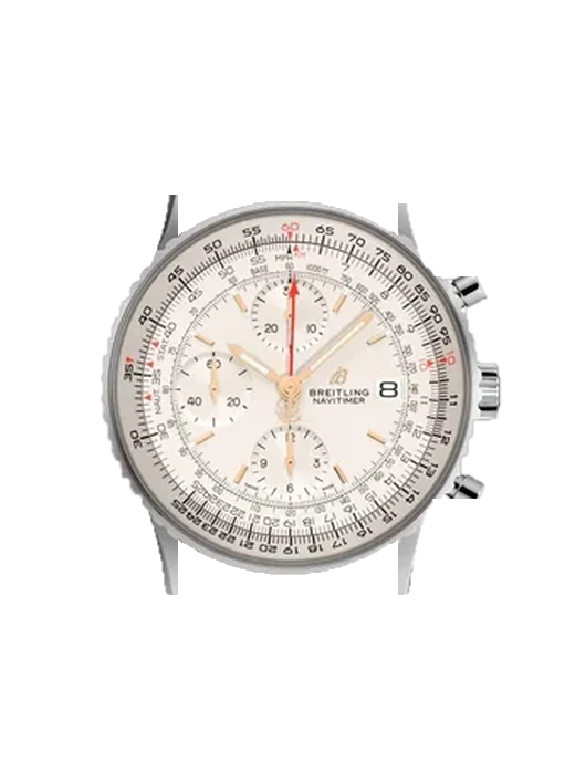 Navitimer A13324121G1A1 con Cinturino Vitello Vintage Marrone — Patina Naturale