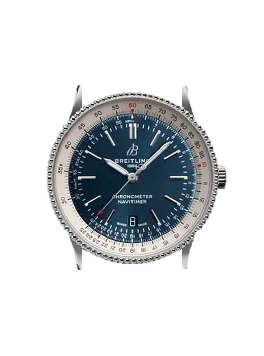Navitimer A17326211C1P1 avec Bracelet de montre en cuir de veau vintage marron — Patine naturelle