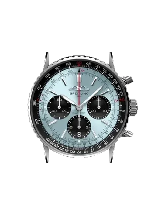 Navitimer AB0139241C2P1 avec Bracelet de montre en cuir de veau vintage marron — Patine naturelle