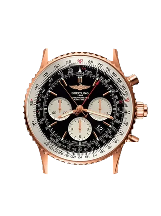 Navitimer RB031121/BG11/440X/R20D.1 avec Bracelet de montre en cuir de veau vintage marron — Patine naturelle
