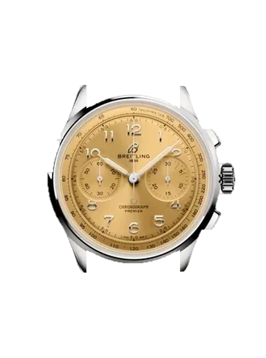 Premier AB0930F51H1P1 with Grand Cavalier Leather Strap Orange