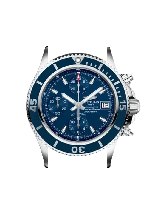 Superocean A13311D1/C971/244X/A18BA.1 avec Bracelet en cuir italien marron