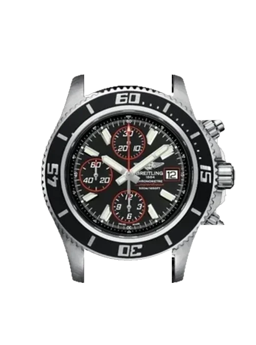 Superocean A1334102BA81435X con Correa Grand Cavalier de cuero naranja