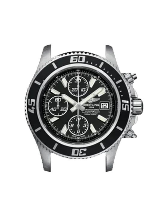 Superocean A1334102BA84435X con Correa Grand Cavalier de cuero naranja
