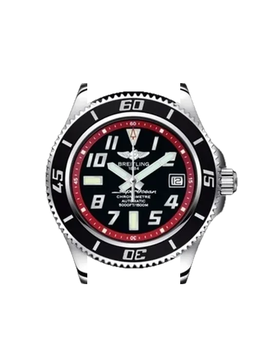 Superocean A1736402BA31428X con Correa Saffiano negra con costuras en color crudo