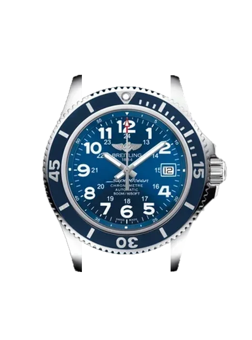Superocean A17365D11C1S1 con Correa Grand Cavalier de cuero naranja