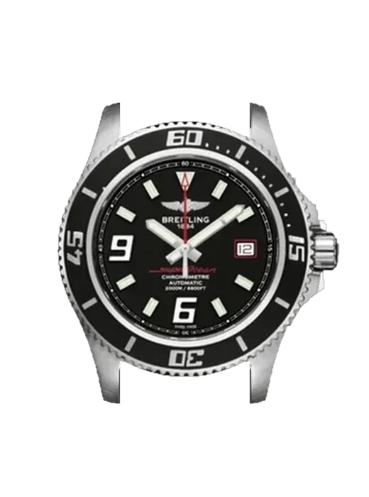 Superocean A1739102BA76131S con Correa Grand Cavalier de cuero naranja