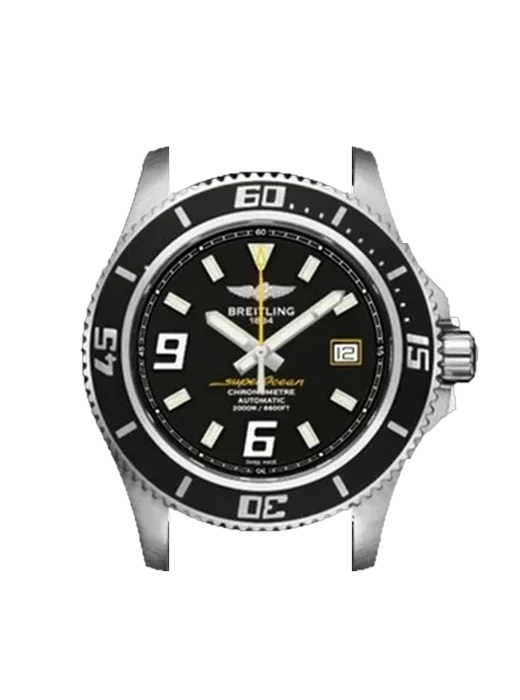 Superocean A1739102BA78435X con Correa Grand Cavalier de cuero naranja