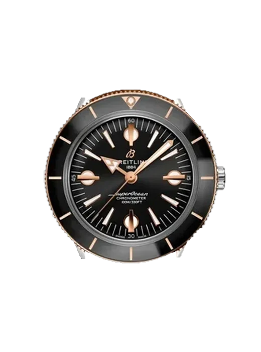 Superocean Heritage '57 U10370121B1X1 con Correa Grand Cavalier de cuero naranja