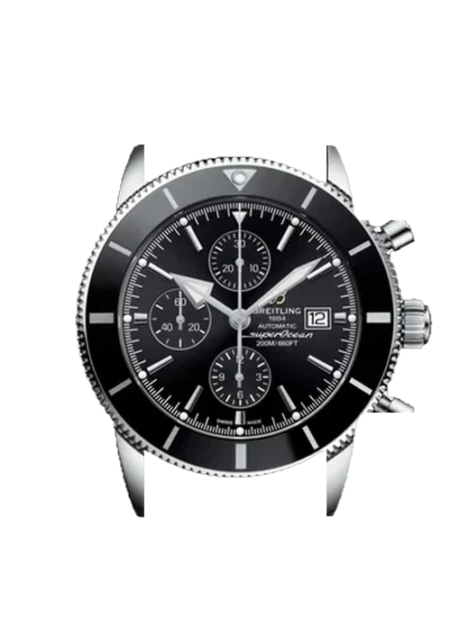 Superocean Heritage A1331212/BF78/256S/A20D.4 mit Vintage Kalbslederarmband Braun — Natürliche Patina
