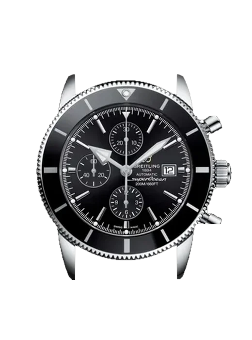 Superocean Heritage A1331212/BF78/760P/A20BA.1 con Cinturino Vitello Vintage Marrone — Patina Naturale