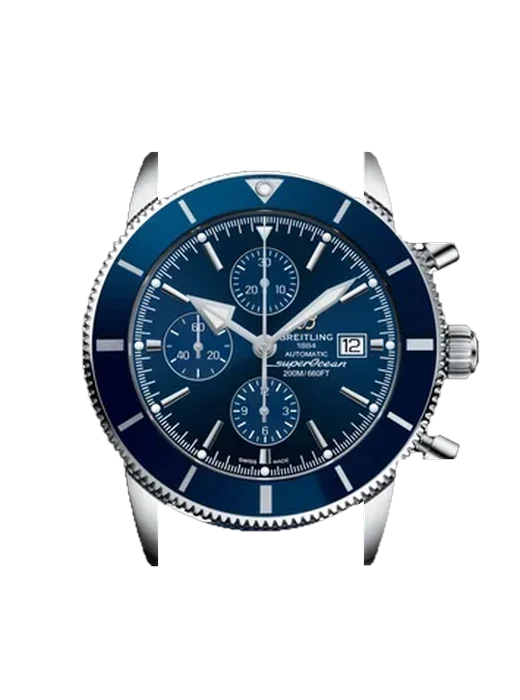 Superocean Heritage A1331216/C963/747P/A20D.1 avec Bracelet de montre en cuir de veau vintage marron — Patine naturelle