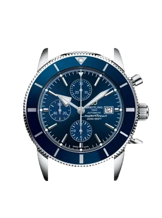 Superocean Heritage A13312161C1A1 con Cinturino Vitello Vintage Marrone — Patina Naturale