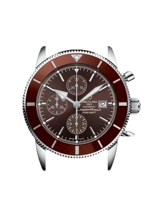 Superocean Heritage A1331233/Q616/441X/A20BA.1 con Cinturino Vitello Vintage Marrone — Patina Naturale